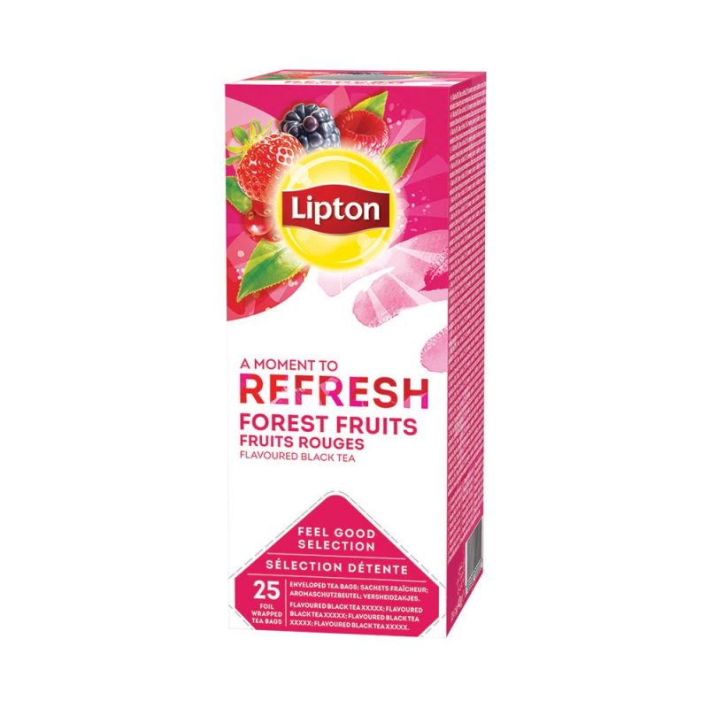 Lipton Forest Fruit x 25 Tea Bags (Individually wrapped)